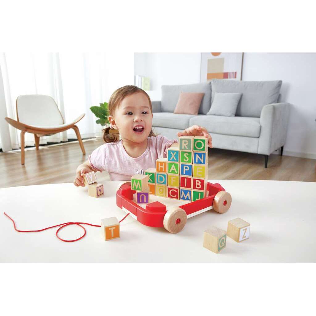 Carro de Arrastre con Bloques Apilables Carro de Arrastre con Bloques Apilables