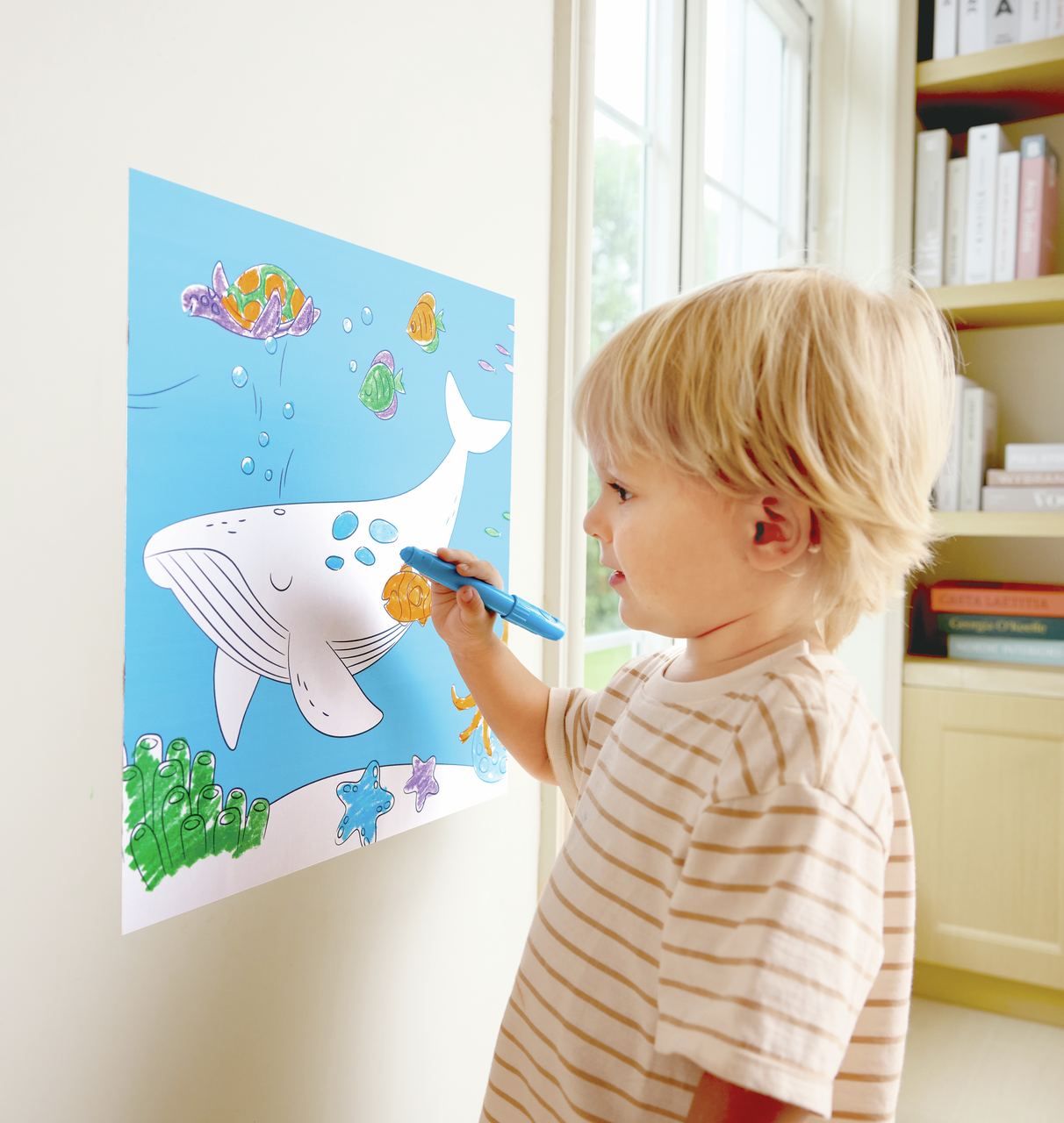 Rollo de Papel para Garabatos Oceánicos Rollo de Papel para Garabatos Oceánicos