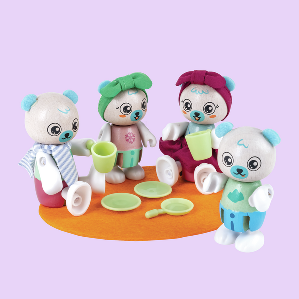Familia de osos polares