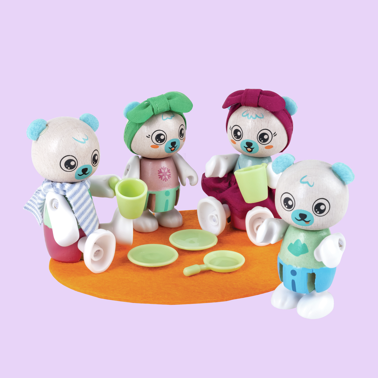 Familia de osos polares Familia de osos polares