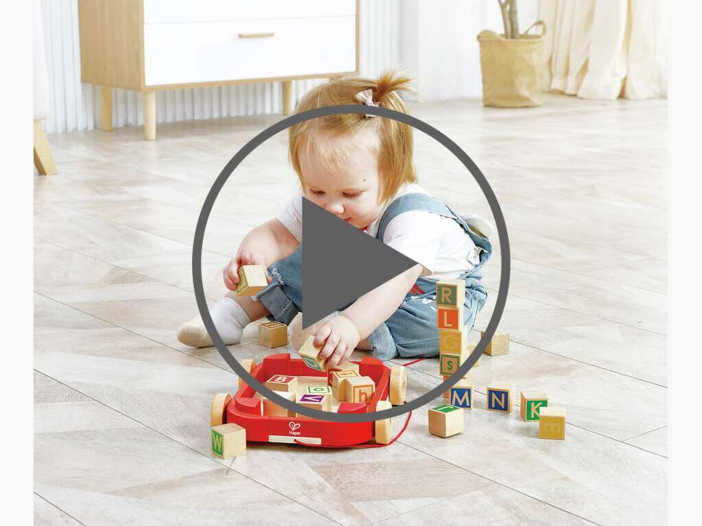 Carro de Arrastre con Bloques Apilables Carro de Arrastre con Bloques Apilables