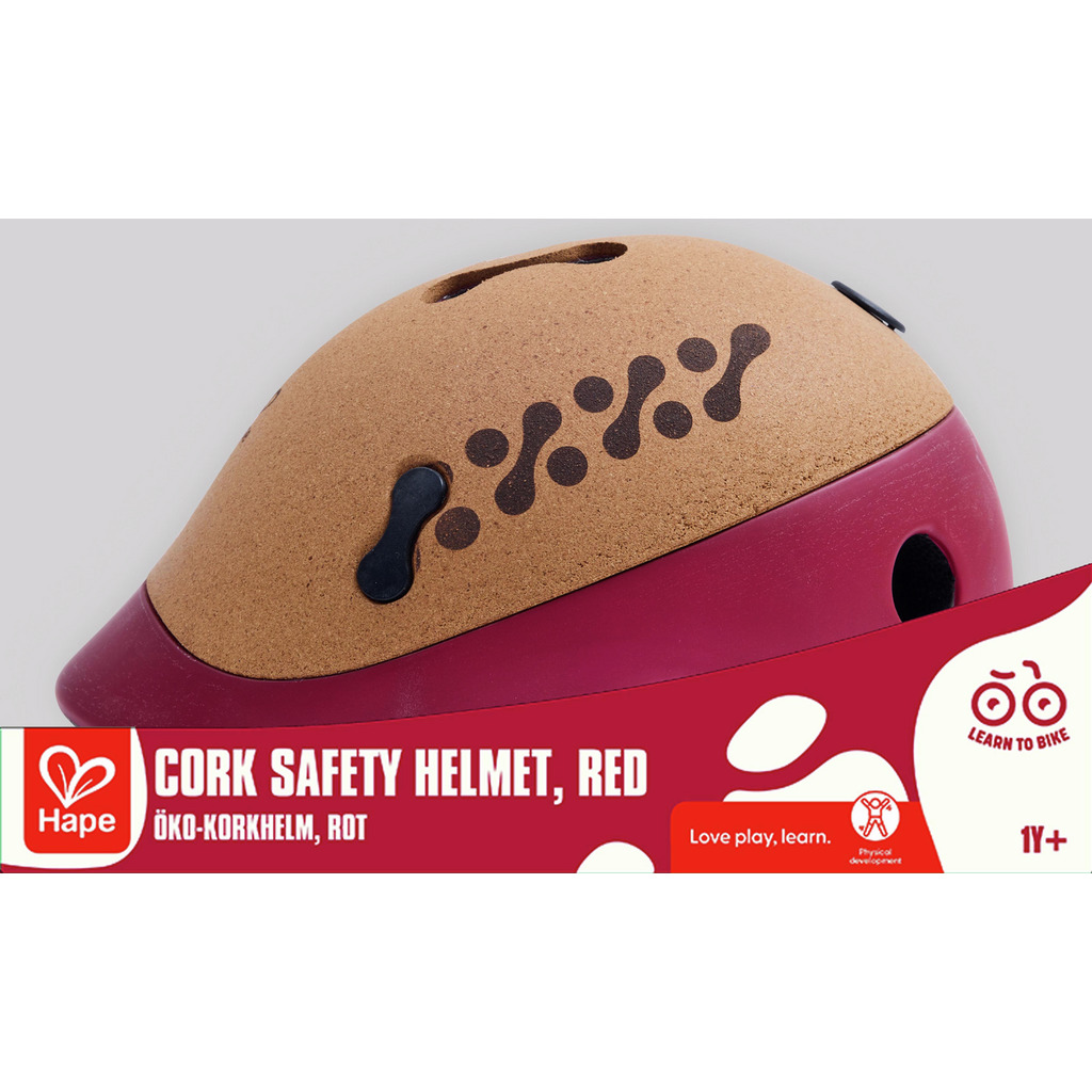 Cork Safety Helmet, Red