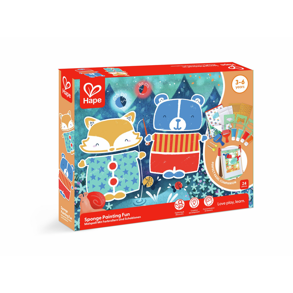 Diversión de Pintura con Esponja Diversión de Pintura con Esponja