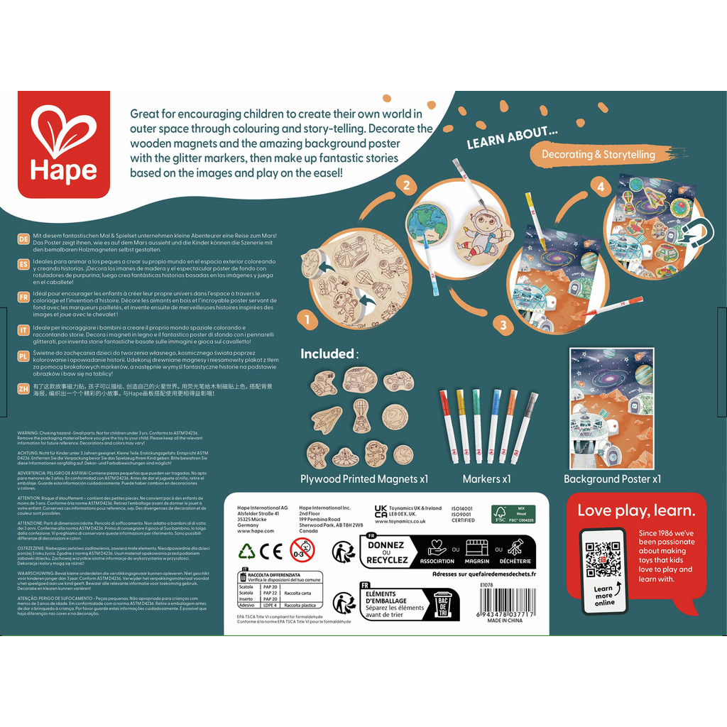 Vida Espacial de Marte, Imanes de Bricolaje para Contar historias Vida Espacial de Marte, Imanes de Bricolaje para Contar historias