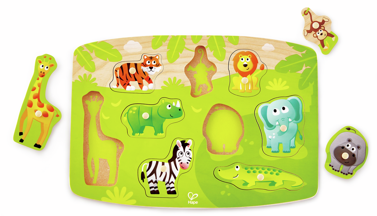 Puzle de la Jungla con Pinzas Puzle de la Jungla con Pinzas